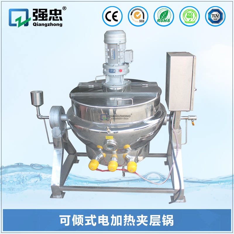 可傾式電加熱夾層鍋 可傾式電加熱夾層鍋